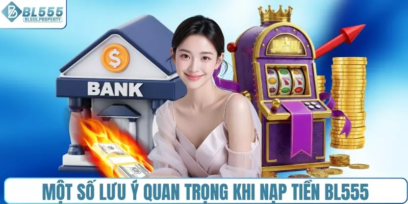 Một số lưu ý quan trọng khi nạp tiền BL555
